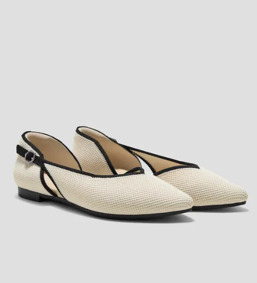 Pointed Toe D'Orsay Flats